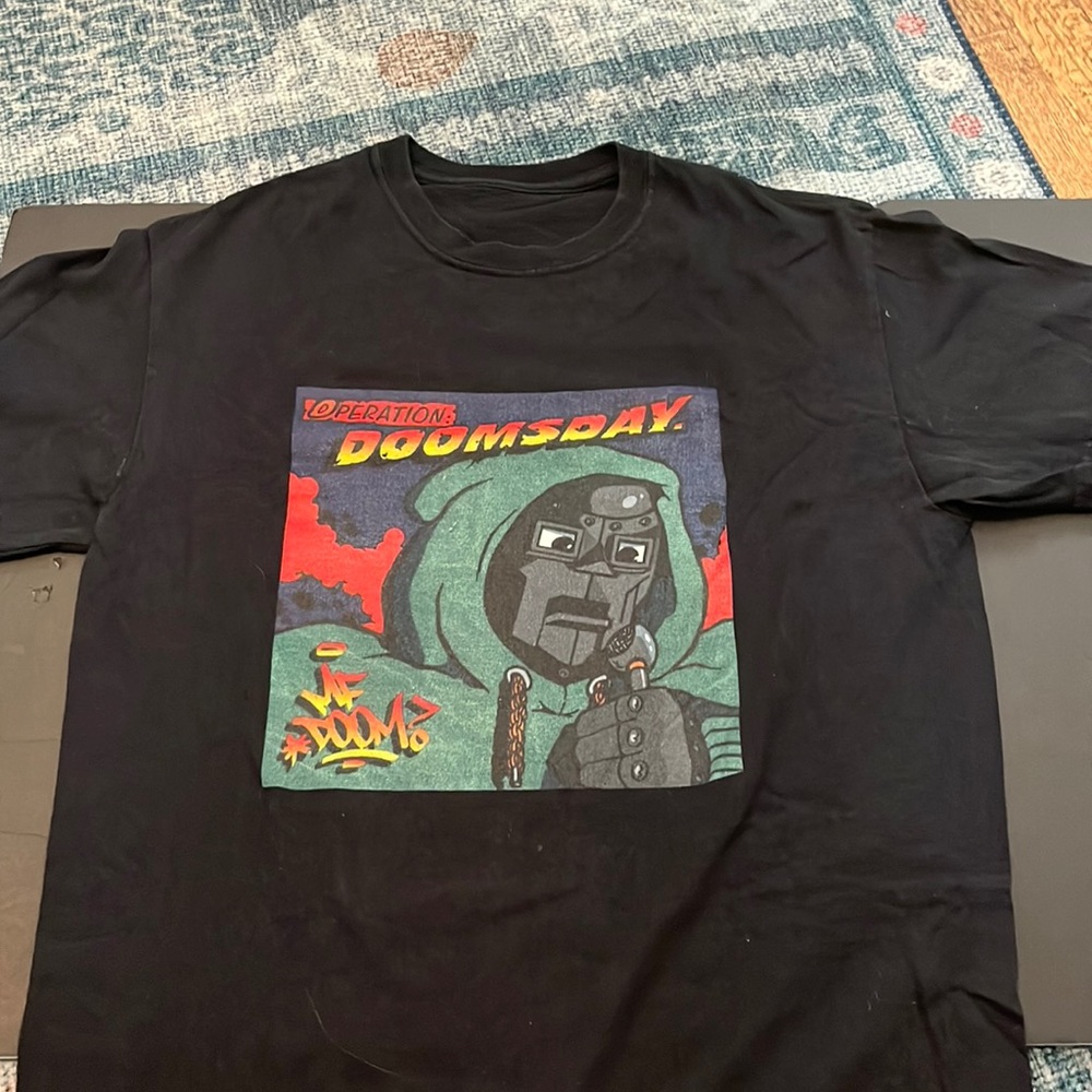 Black MF DOOM tee